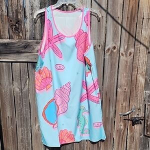 NEW Colorful Seashell and Starfish Tank Dress